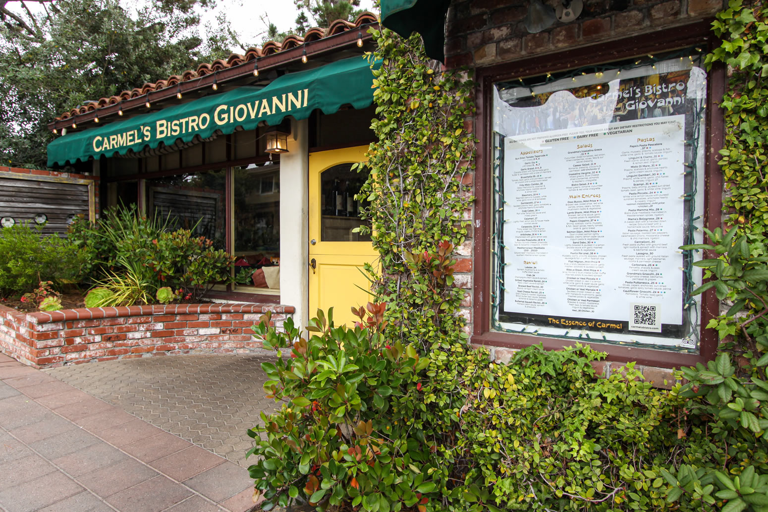 carmel bistro giovanni restaurant